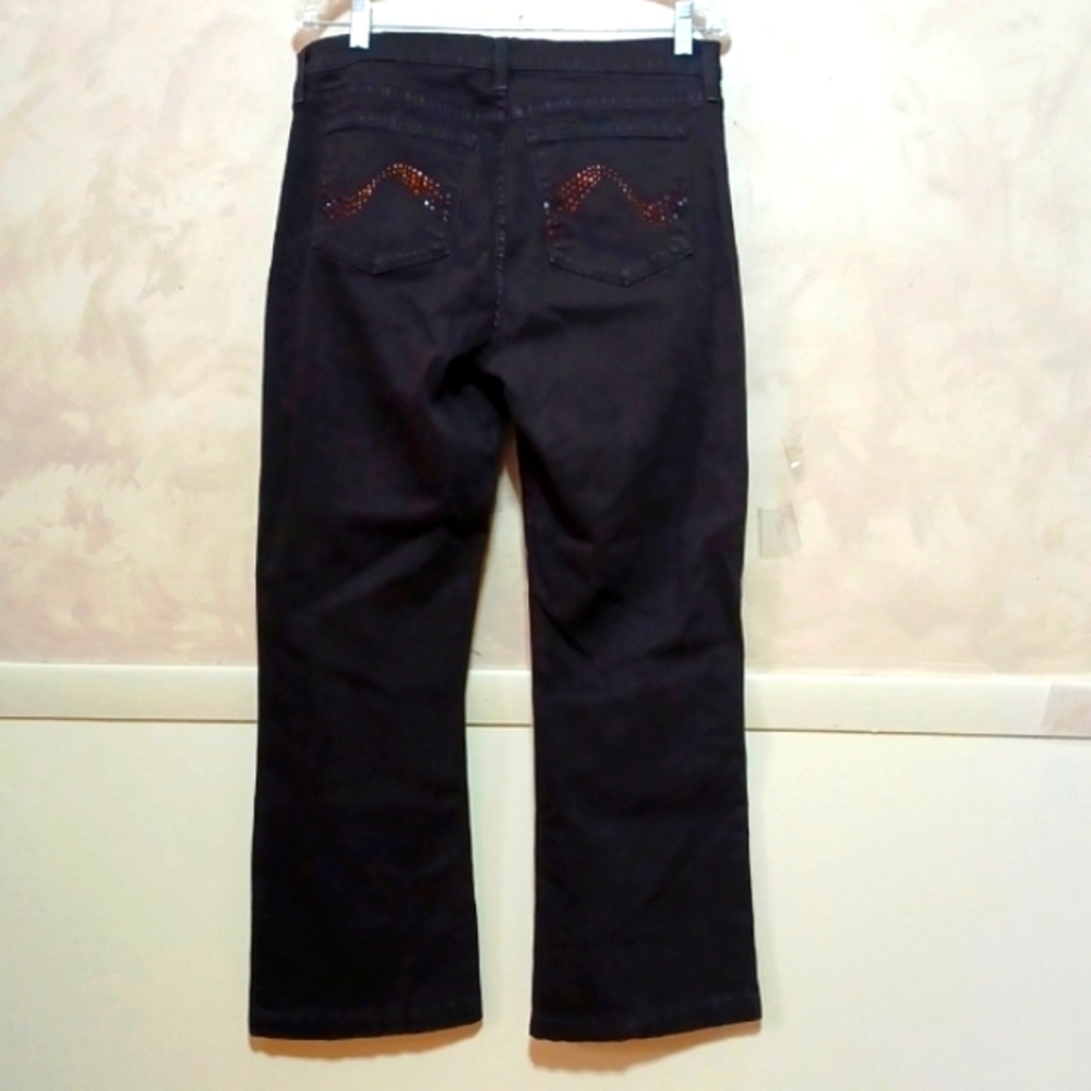 NYDJ Lift Tuck Technology Black Jeans Size 12